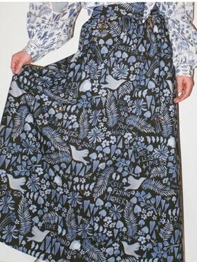 Dauphinette Lazy Boy Maxi skirt blue dove XL